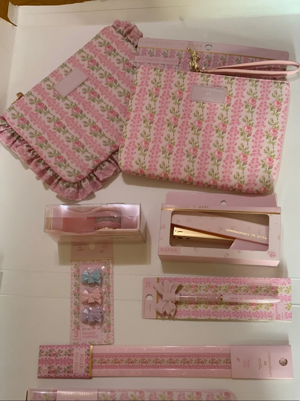 Loveshackfancy Blooming Heirloom Pink Floral Stationery Set - Brand